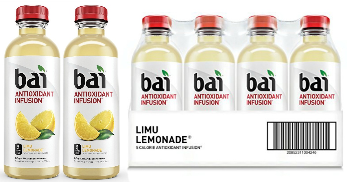 Amazon 12 Pack Bai Lemonade Drinks ONLY 11 Shipped (92¢ Per Drink)