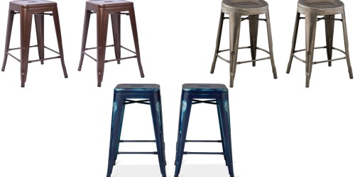 Target.com: 2-Pack Metal Counter Stools $44.98 Shipped (Regularly $90) – Just $22.49 Each