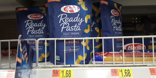 Walmart: Barilla Ready Pasta Pouch Only 68¢