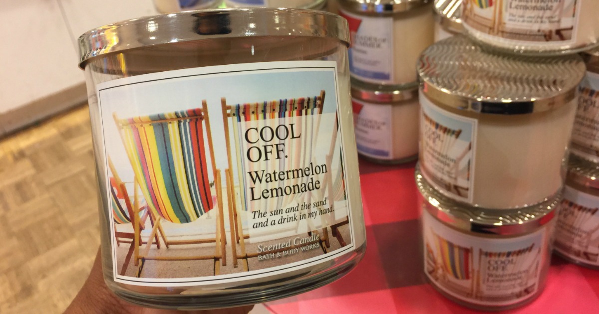 cheap bath and body works 3 wick candles