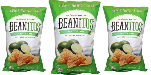 Amazon: 6 Pack Beanitos Hint of Lime Tortilla Chips Just $9.32 Shipped ($1.55 Per Bag)