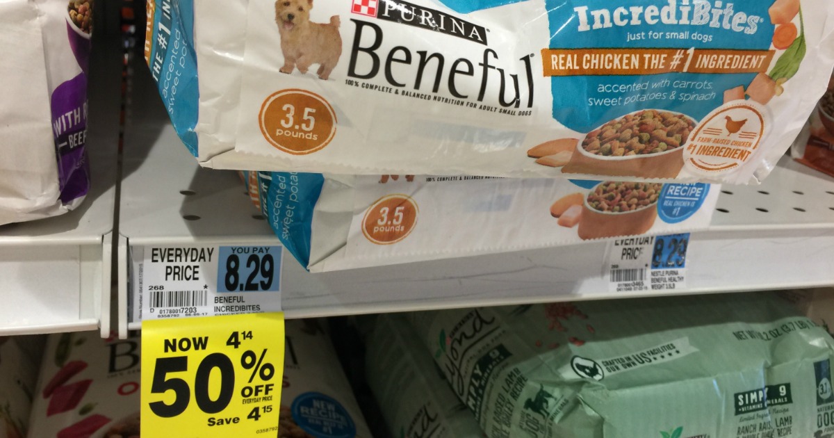 Rite Aid Beneful Dry Dog Food 3.5 lb Bag Possibly Only 1.14 + More