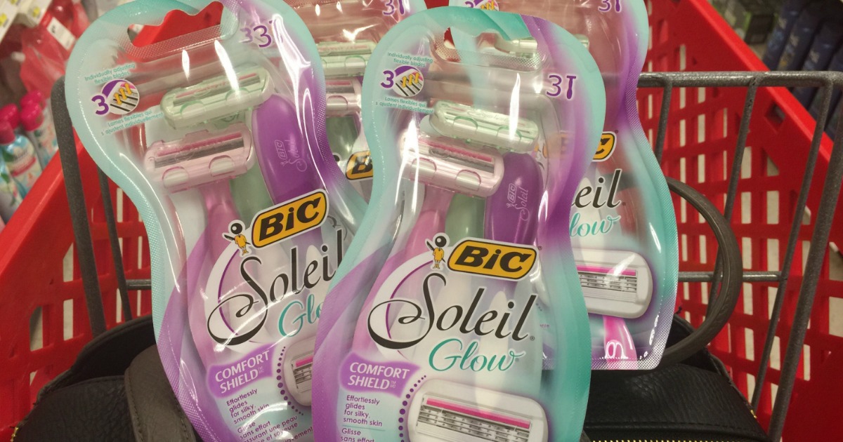 Target: Bic Soleil Glow Razors 3 Packs Just $1.74 Each After Gift Card ...
