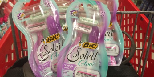 Target: Bic Soleil Glow Razors 3 Packs Just $1.74 Each After Gift Card Offer (Regularly $6)