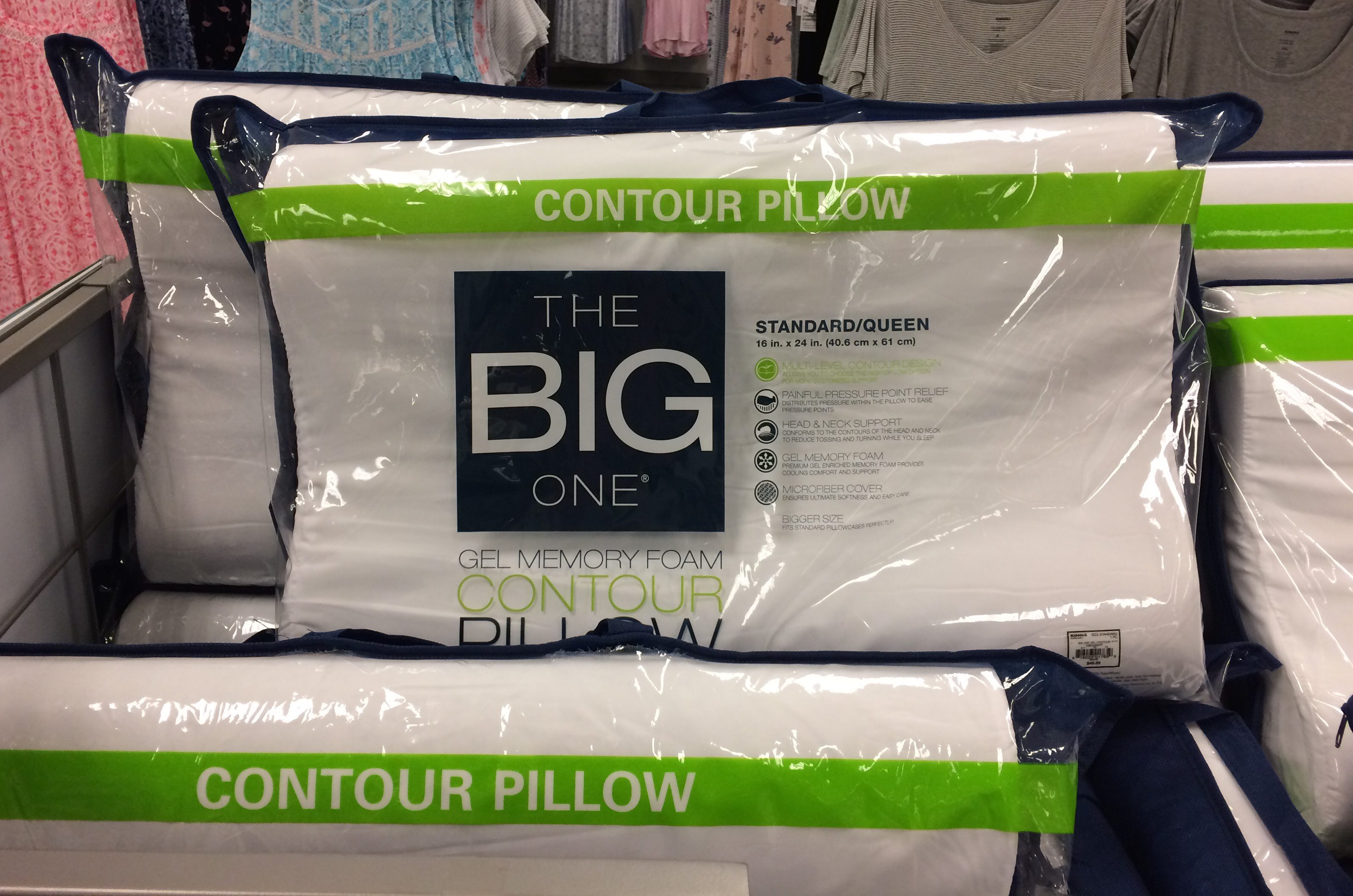 Up to 85 Off The Big One Gel Memory Foam Pillows at Kohl's