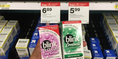 Target: Blink Contact Lens Drops as Low as 49¢ After Gift Card (Regularly $6)