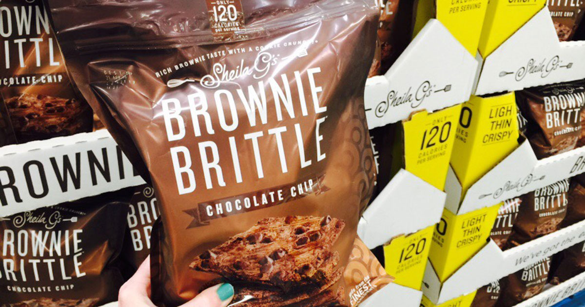 Costco Buy 1 Get 1 FREE Sheila G's Large Brownie Brittle Bags