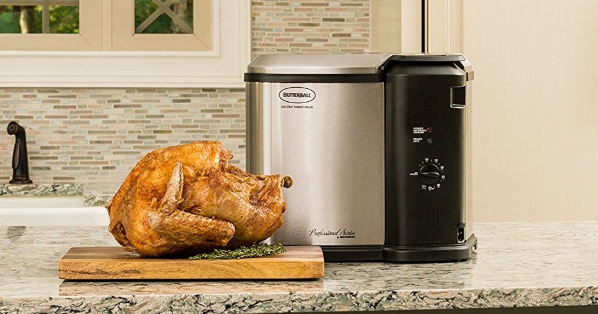 HURRY! Butterball 8-Liter Electric Fryer Only $24.79 on Amazon (BEST PRICE)