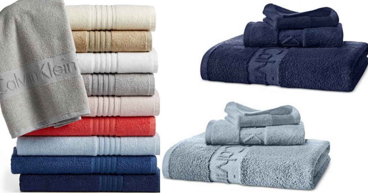 Macys.com: Calvin Klein Iconic Bath Towels Starting at $5.64 Each  (Regularly $30)