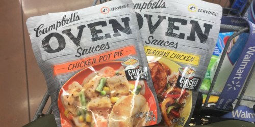 Walmart: Campbell’s Dinner Sauces ONLY 69¢ After Cash Back (Regularly $2.44)