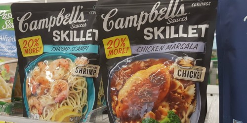 Walgreens: Campbell’s Skillet Sauces Only 50¢ Each (Starting 6/25)
