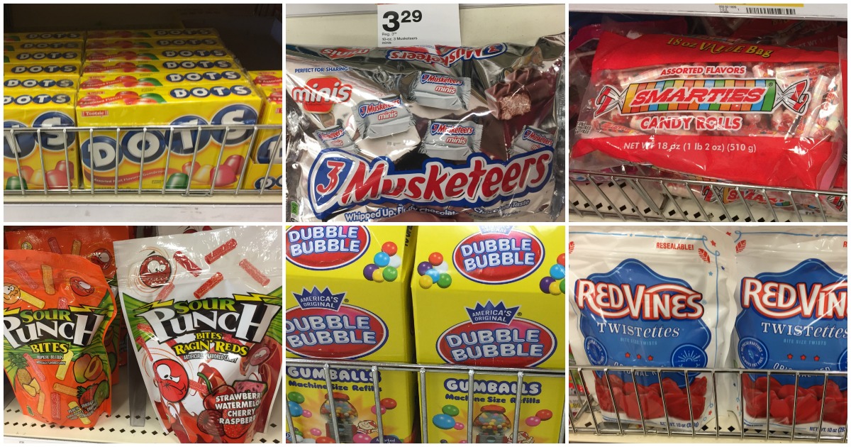 Target Sweet Discounts on Candy (Mars Chocolates, Junior Mints, Dots