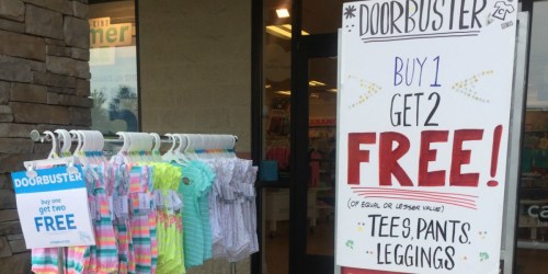 Carters: Buy 1 Get 2 FREE Tees, Pants, Leggings & More – Prices Start at $4 (Regularly $12+)