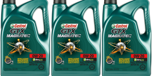50% Off Castrol Synthetic Motor Oil