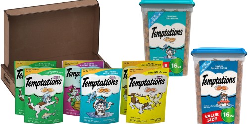 Amazon: 25% Off Temptations Cat Treats = Tuna Flavor 16oz Only $4.47 Shipped (Reg. $12.99)