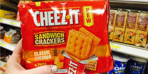 Target: Cheez-It Sandwich Crackers 6-Pack Only $1.49 (Regularly $3.49) – No Coupons Needed