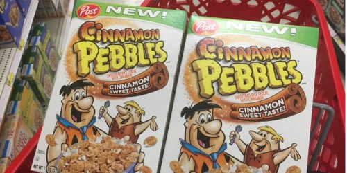 Target: Post Cinnamon Pebbles Cereal ONLY $1.34 Each (After Cash Back)