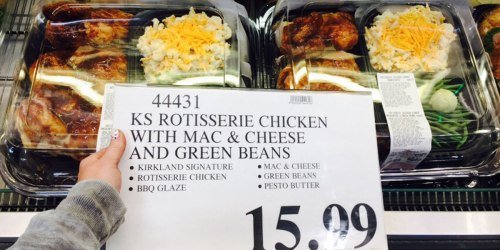 Costco Shoppers! BIG Family Size Dinner ONLY $15.99 (3 Half Rotisserie Chickens & TWO 1 lb. Sides)