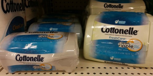 Two New $1/1 Cottonelle Product Coupons = Flushable Wipes as Low as $0.49 at Target + More