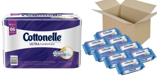 Amazon: 36 Pack Cottonelle Toilet Paper Family Rolls $14.63 Shipped (Just 41¢ Each) & More