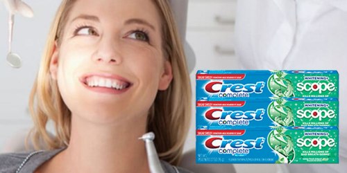 Amazon: 3 Pack Crest Complete Whitening Toothpaste 6.2 oz Tubes Just $5.57 Shipped