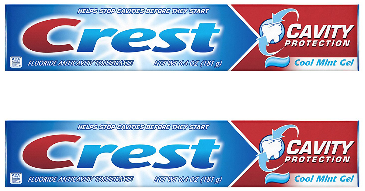 Amazon 2 Pack Crest Toothpaste 6.4 oz Tubes Only 2.72 Shipped (Just