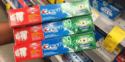 Walgreens: Crest Toothpaste & Mouthwash Only 99¢ Each (After Rewards)