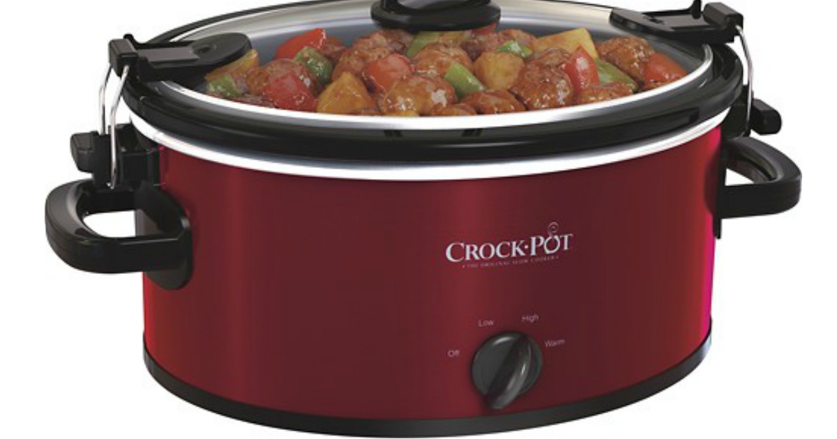 Best Buy CrockPot 4Quart Slow Cooker Only 17.99 (Regularly 36)