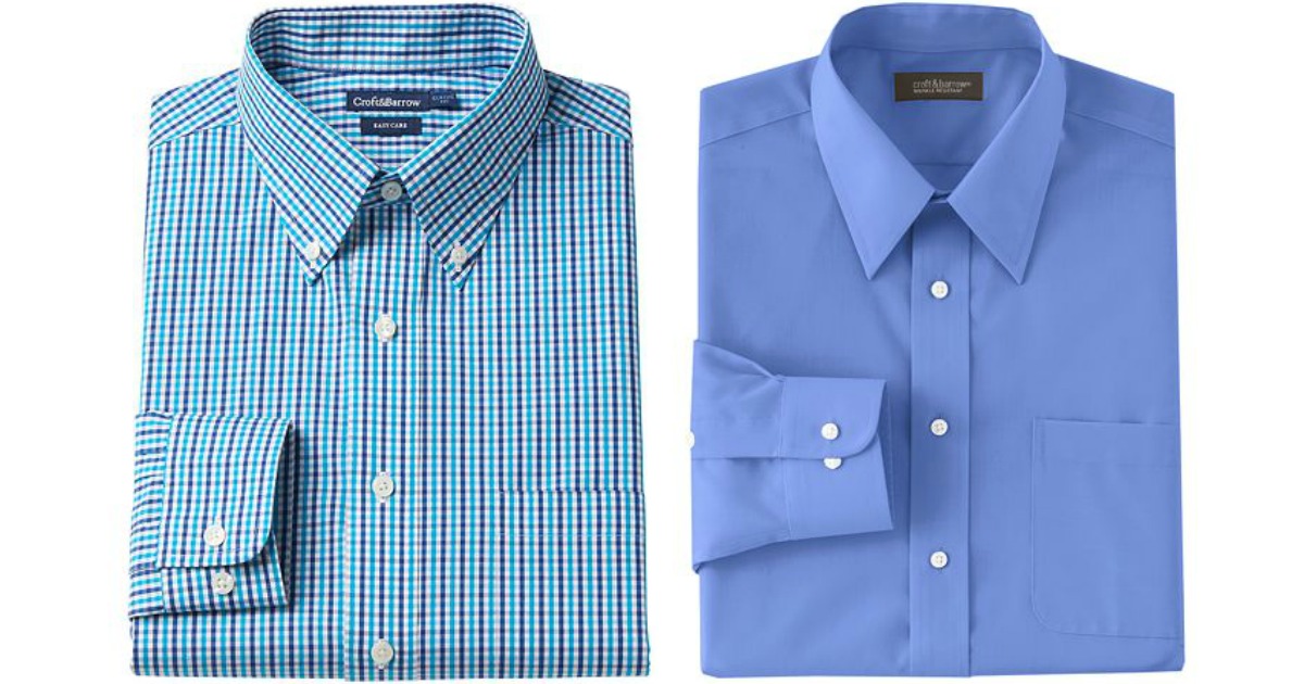 Kohl's Cardholders: Men's Croft & Barrow Dress Shirts Just $5.83 Each ...
