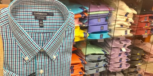 Kohl’s Cardholders: Men’s Croft & Barrow Dress Shirts Just $5.83 Shipped (Great for Father’s Day)