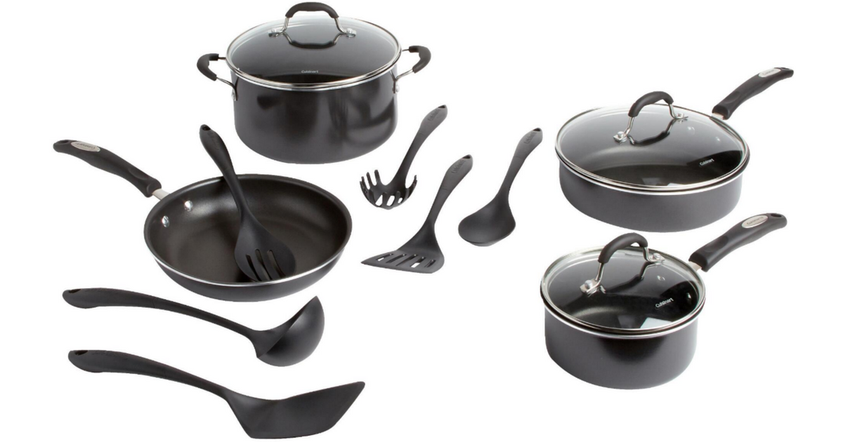 Best Buy: Cuisinart 13-Piece Cookware Set Only $50 Shipped (Regularly $200)