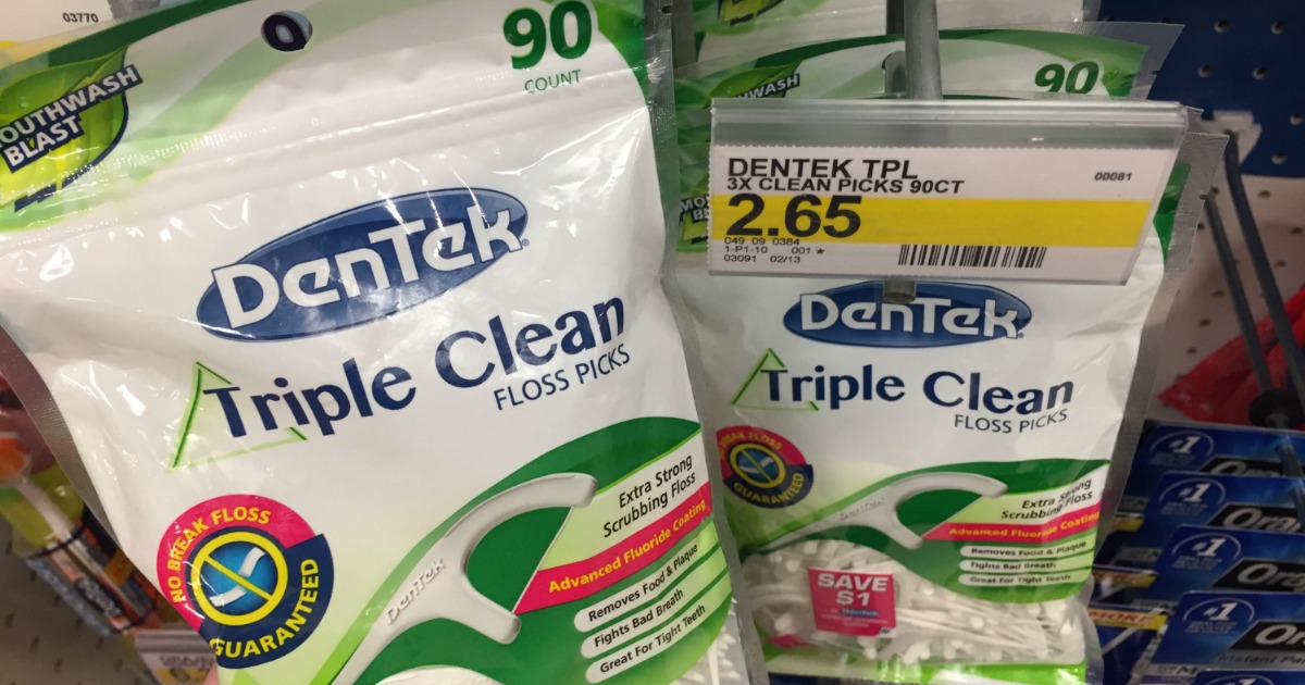 Target DenTek Floss Picks Only 1.11 Each + More
