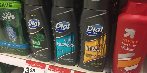 Three New $1/1 Dial Body Wash Coupons = Just $2.24 Each At Target (Regularly $5)
