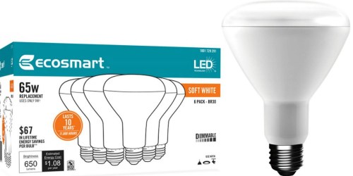 Home Depot: Nice Savings on EcoSmart LED Light Bulbs (As low As $1.42 per Bulb)