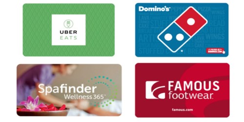 $50 Uber eGift Card Only $45 + Save on Domino’s & More eGift Cards