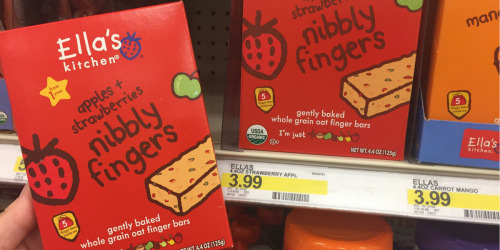 Target: Ella’s Kitchen Nibbly Fingers Bars Only $2.79 (Just 56¢ Each!) & More