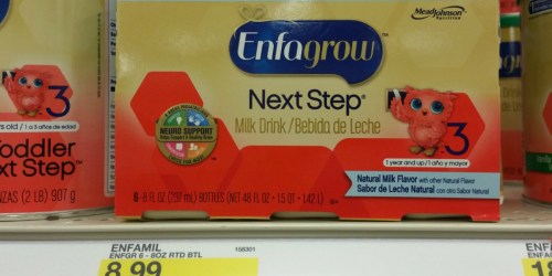Target Shoppers! $75 Worth of Enfagrow NextStep Drinks ONLY $46.41 (After Gift Card)