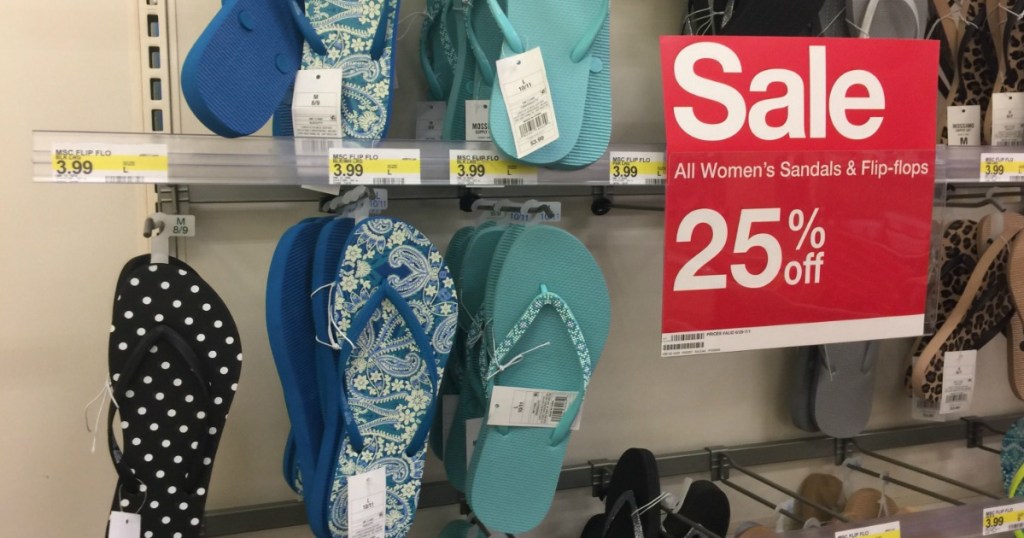Target Shoppers! 25% Off Women's Sandals = Flip-Flops Just $2.99 & More ...