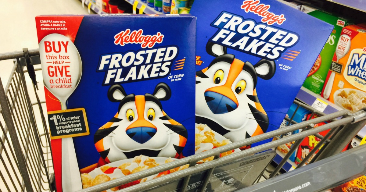 New $1/2 Frosted Flakes Coupon = ONLY $1.50 at Walgreens (Regularly $4.29)