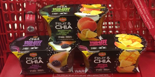 Target Shoppers! Score 50% Off Del Monte Fruit & Chia Cups