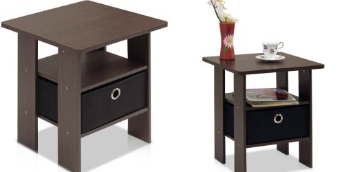 Furinno End Table w/ Drawer as Low as $11.39 (Regularly $60)