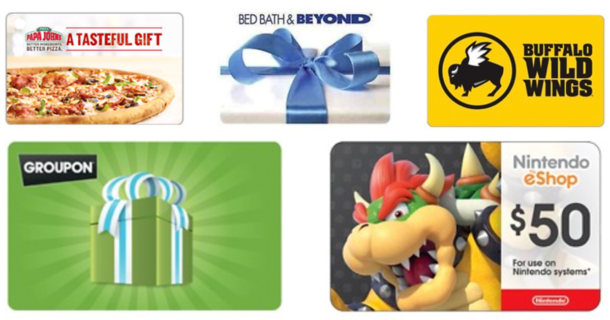 eBay 10 off 100 Gift Card Purchase Papa John's, Petco, Buffalo