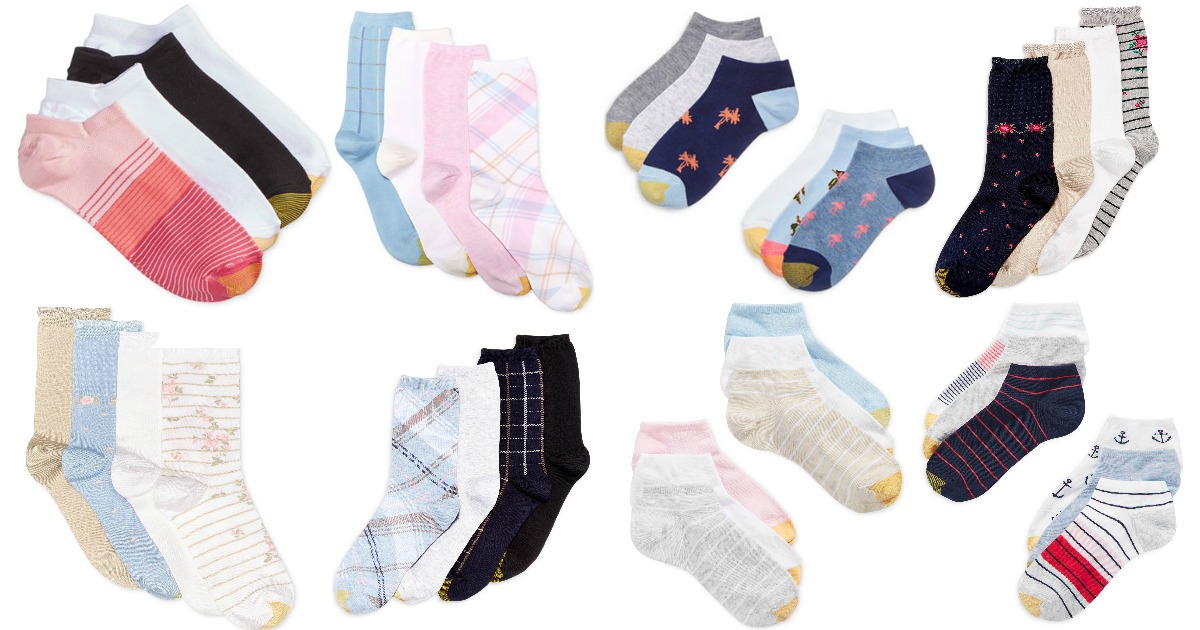 Macys Women's Gold Toe Socks 6Packs Only 3.99 (Regularly 8.50