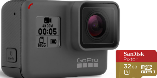 Best Buy: GoPro HERO5 4K Action Camera + 32 GB SD Card  Only $300 Shipped (Regularly $400)
