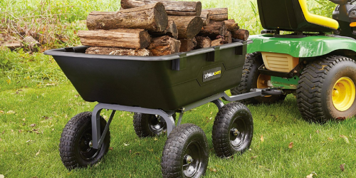 Gorilla Heavy-Duty Yard Cart Only $99 Shipped (Regularly $160) – Has 1,200-Pound Capacity