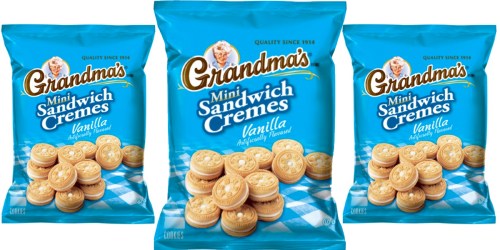 Amazon: 60 Pack Grandma’s Mini Sandwich Cookies Just $15 Shipped (Only 25¢ Per Package)