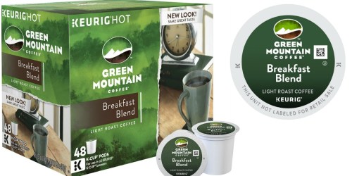 Green Mountain Breakfast Blend 48 Count K-Cups Only $14.99 (Just 31¢ Per K-Cup)