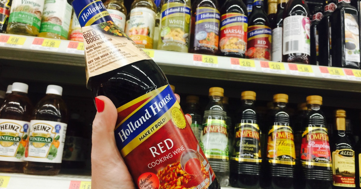Walmart Holland House Cooking Wine Just 87¢ After Cash Back (Regularly