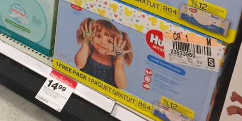 Target: LARGE Huggies Baby Wipe Boxes Only $11.49 After Gift Card (Just 96¢ Per Individual Pack!)