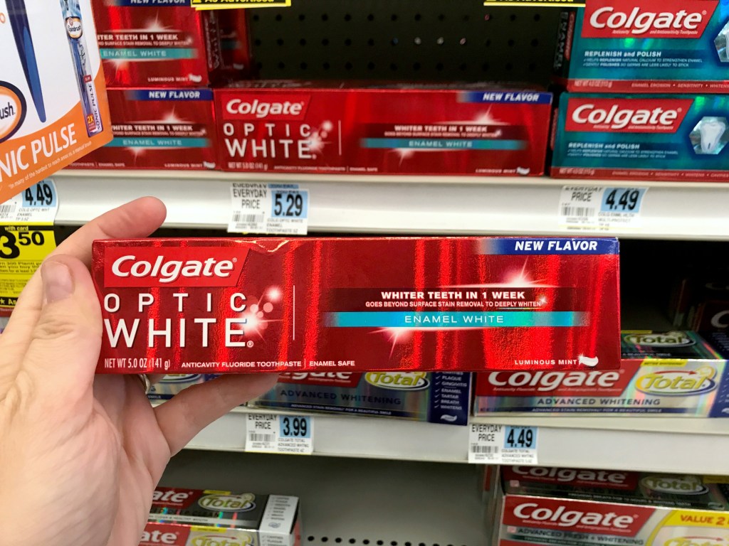 Rite Aid Colgate Ooptic White